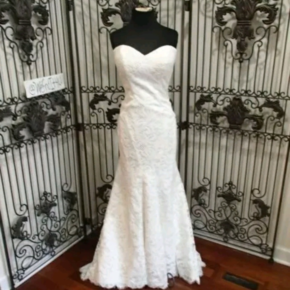 Casablanca waterlily wedding dress